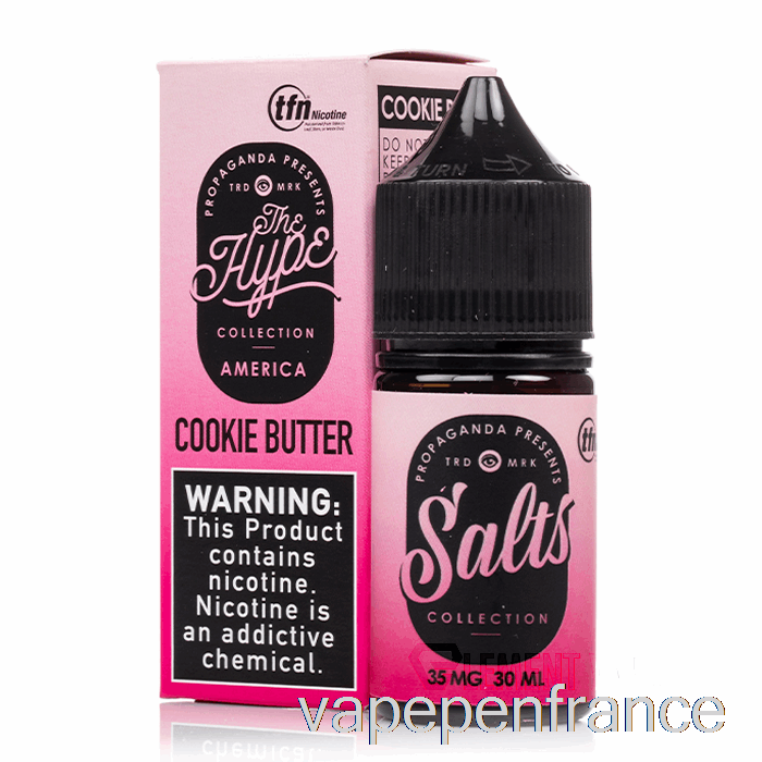 Beurre De Biscuit - E-liquide Aux Sels De Propagande - Stylo Vape 30 Ml 50 Mg
